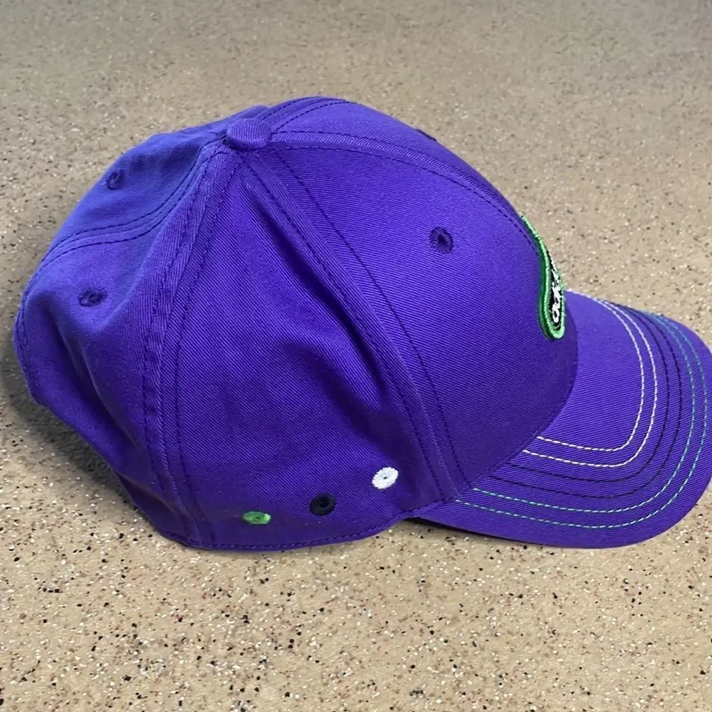 Adidas Purple Snap Back Hat Golf Baseball OS